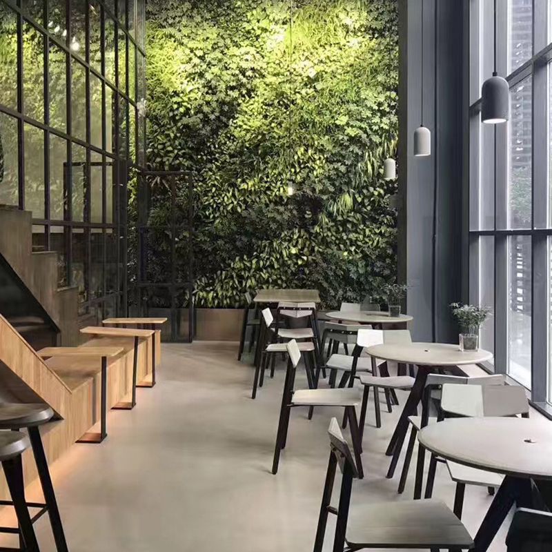 Lámpara colgante gris de cemento simple y simple para la sala de estar para la sala de estar