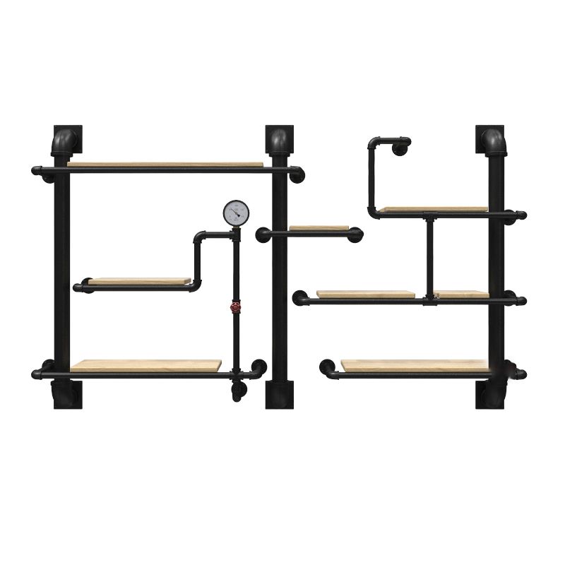 Metall schwimmende Bücherregal Industriestil Wandmontage geschlossenes Rückenregal
