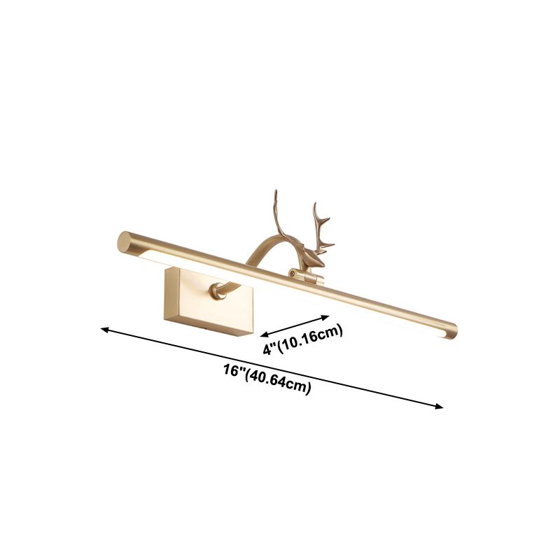 Stron de style postmoderne Galerie murale en métal 1 lumière de lumière Lumière pour la salle de bain
