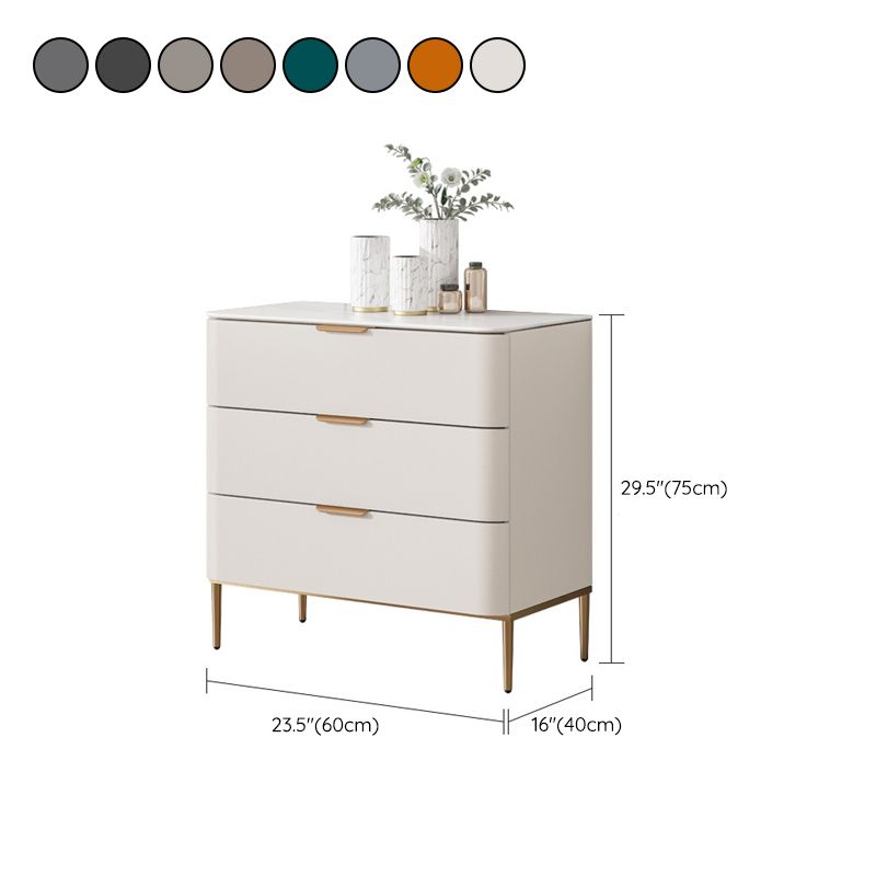 Glam Chest Engineered Wood Bedroom Storage Chest with Drawers