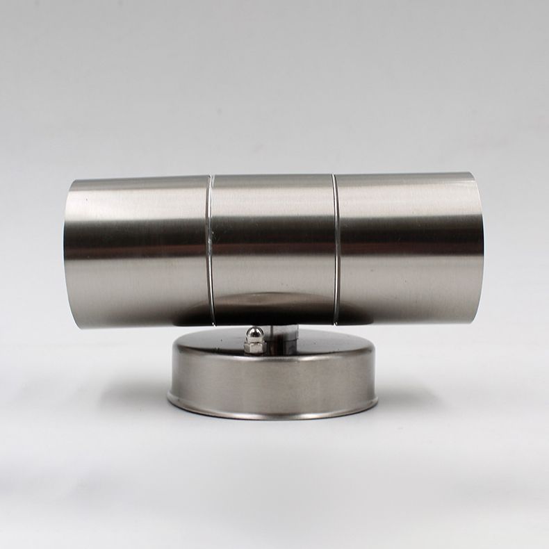 Splicet Moder Cylinder Shade Splique Spliques Apliques de acero inoxidable para el patio para el patio