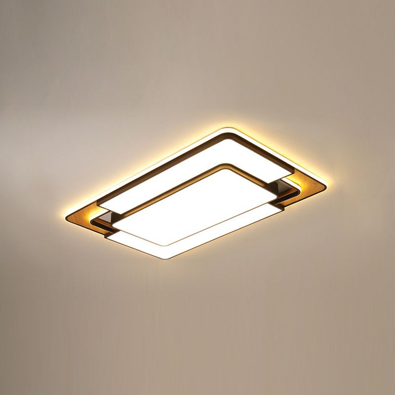 Nordic Simple Flush Ceiling Light Geometric LED Flush Mount Lighting