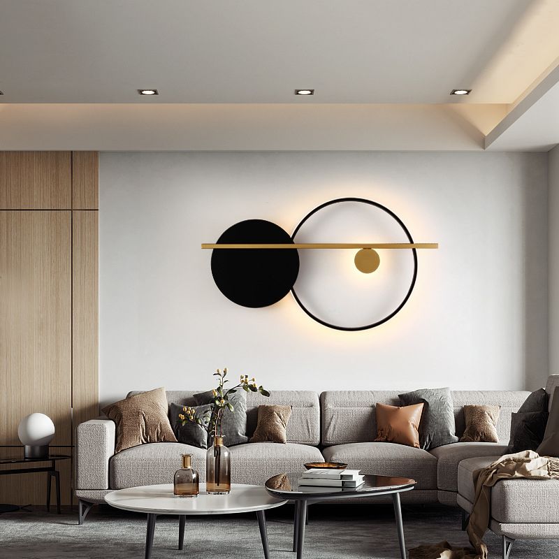 Unique Shape Wall Light Fixture Modern Wall Mounted Lighting for Living Room