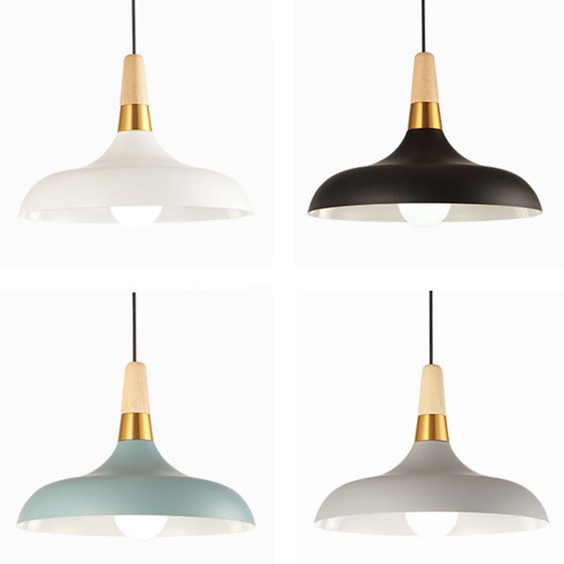 Metal Barn Pendant Light Fixture Modern Style Down Lighting Pendant for Living Room