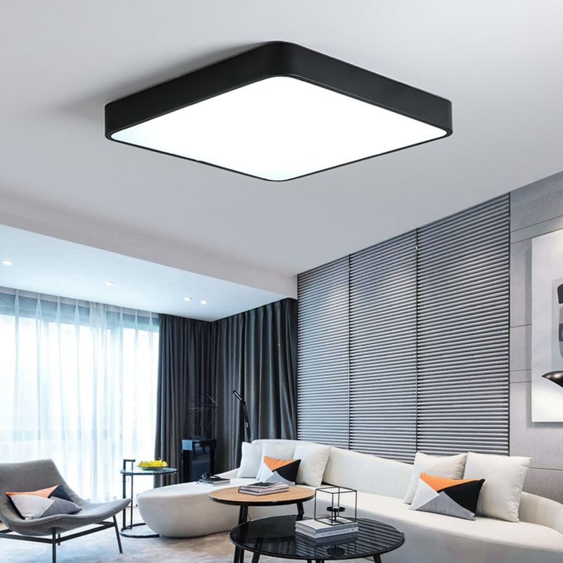 Metal Geometric Flush Mount Fixture Macron Flush Light Fixtures