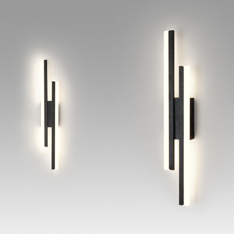 Zeitgenössische Einfachheit Wandlampe Lineare Wandleuchten für Schlafzimmer
