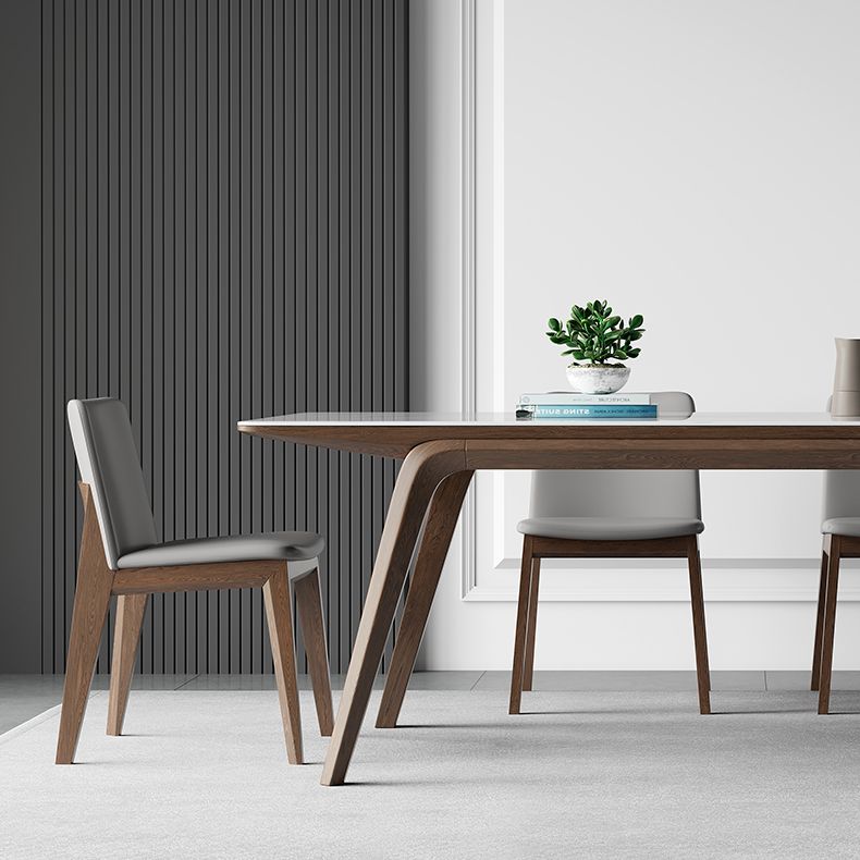 Designer Style Sintered Stone Top Dining Set Rectangle 1/3/4/5/7 Pieces Dining Table Set