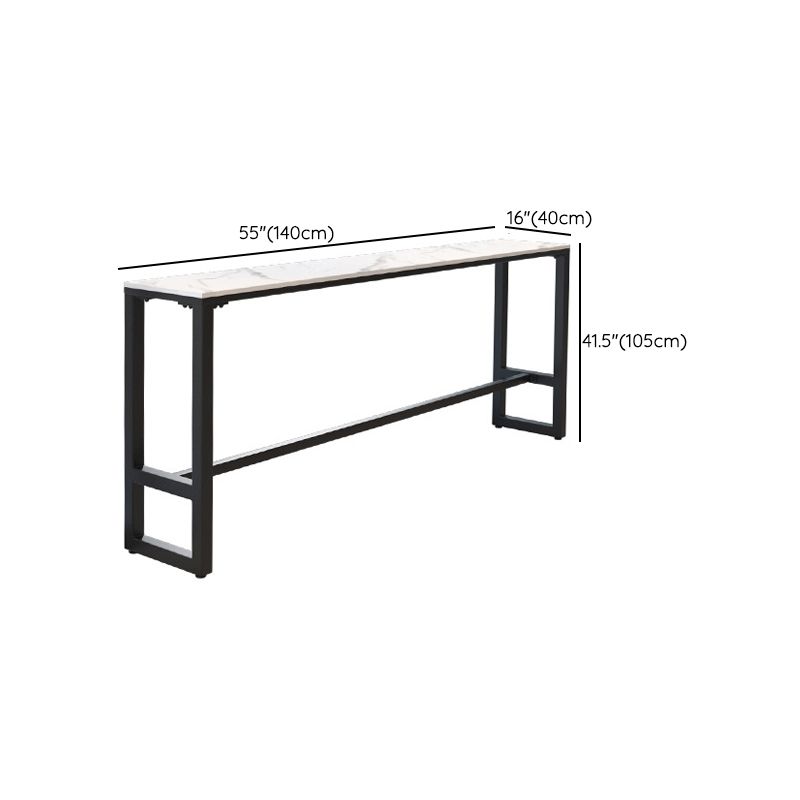 1/4/5 Pieces Pub Table Set Modern Rectangular Table and Stool Set