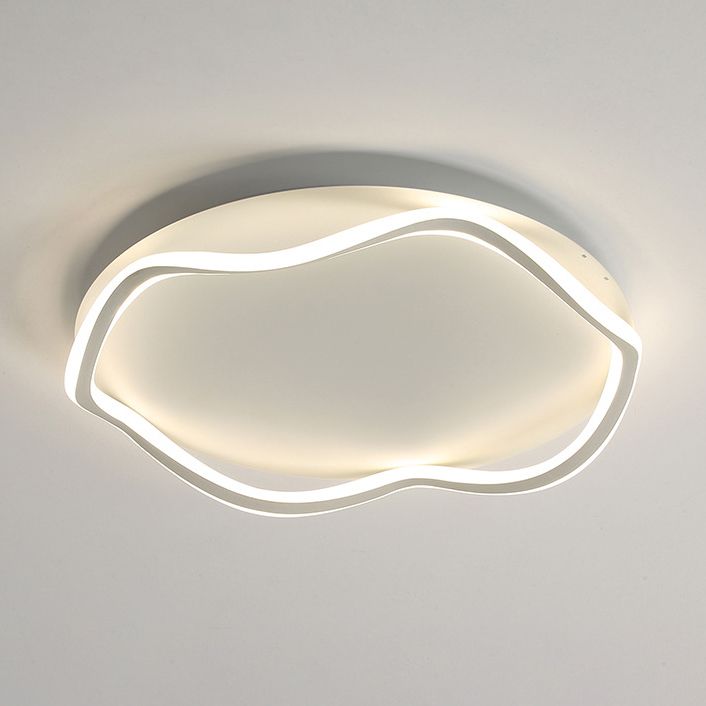 Modern Style Flush Mount Licht Acryl 1 Licht Plafond Licht voor slaapkamer