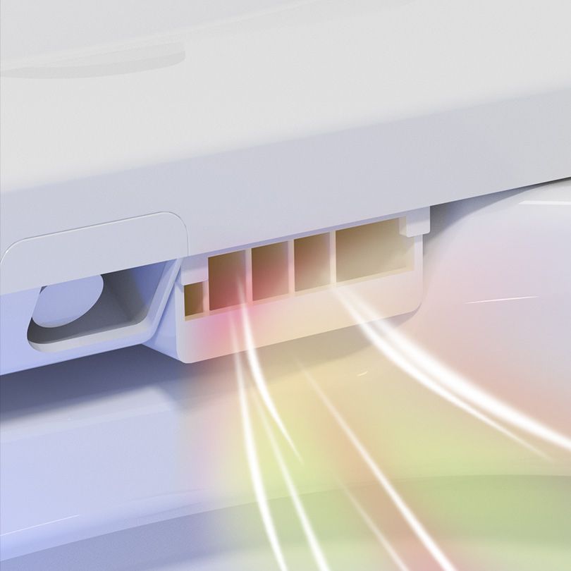 Porcelain Floor Mounted Toilet One-Piece Toilet Modern Toilet Bowl