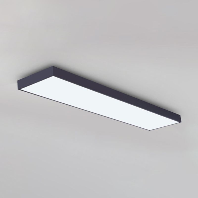 Lampe de plafond de simplicité moderne abat-jour en acrylique plafonnier pour salle de réunion de bureau
