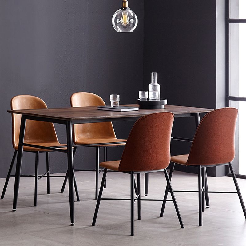 Indoor Side Chair Leather Modern Dining Chair for Dining Room