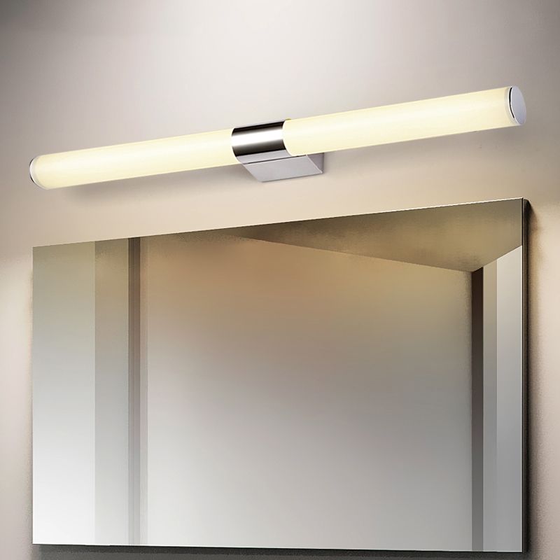 Simple Vanity Light Fixture LED Contemporary Mirror Front Lighting with Acrylic Shade