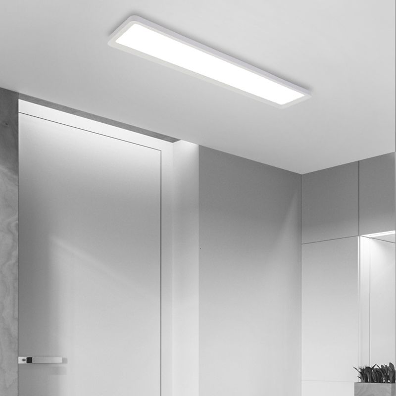 Moderne rechteckige Deckenleuchte, Deckenleuchte aus Metall, Deckenleuchte für Büro
