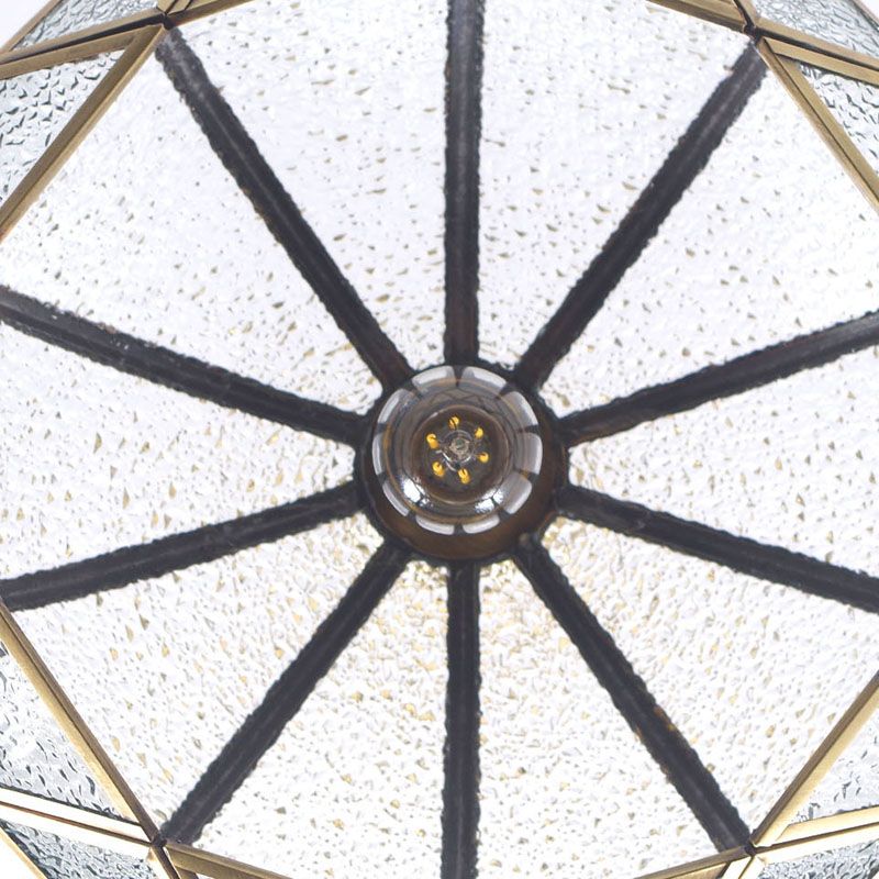 Cream/Textured White Glass Hat Pendant Light Modern 1 Bulb Suspended Lighting Fixture for Living Room