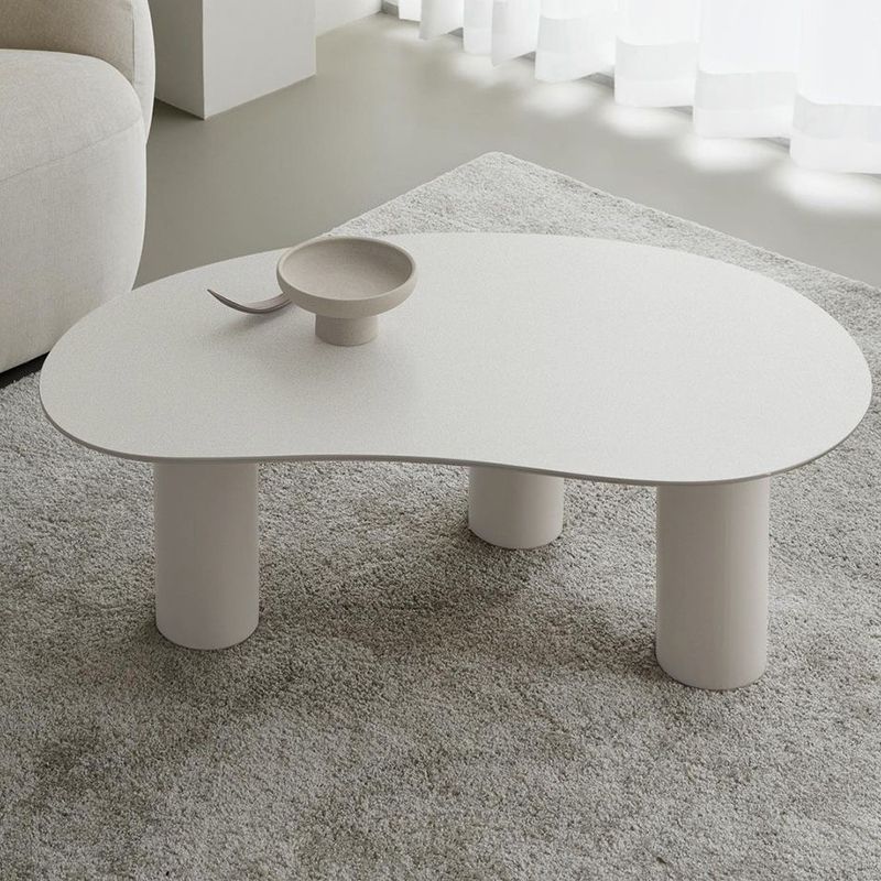 Modern 3 Legs Coffee Table Wood Coffee Table for Living Room