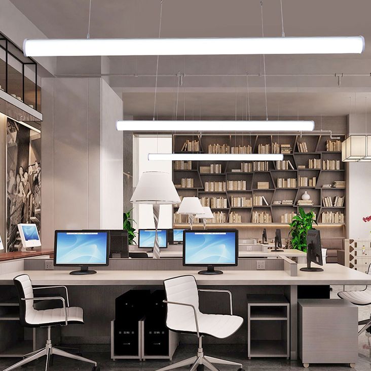 Aluminio Island Lightsides de lámpara de colgante de restaurante LED de cilindro de 1 cilindro de 1 luces