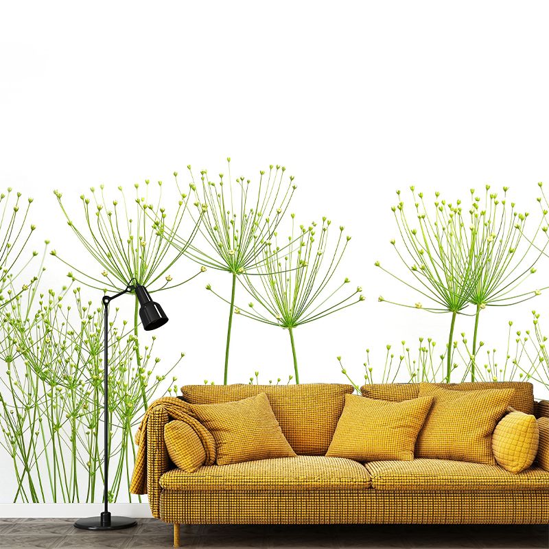 Environmental Wall Mural Wallpaper Plant Illustration Bedroom Wall Mural