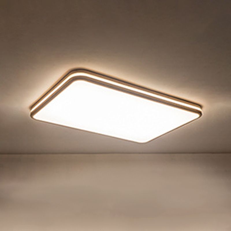 Lampada da soffitto a LED a forma geometrica Moderna in legno 1 luce da incasso per corridoio sala da pranzo