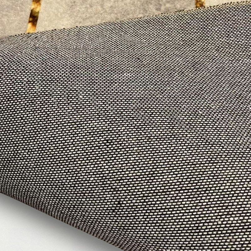 Orange Modern Rug Polyester Striped Rug Washable Indoor Rug for Home Decor