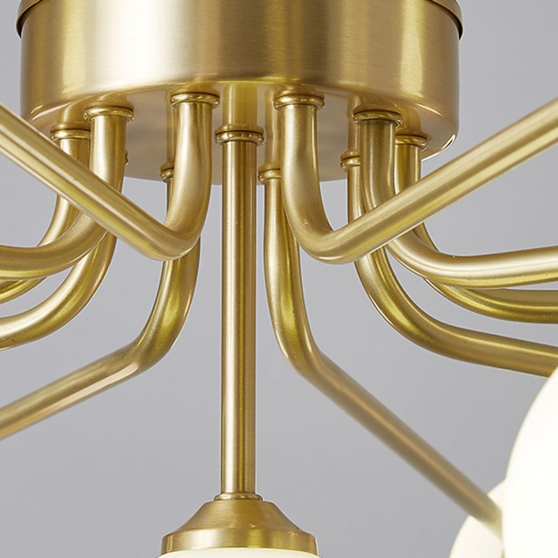 Light Luxury Modern Nordic Style Pendant Chandelier Light for Living Room Bedroom