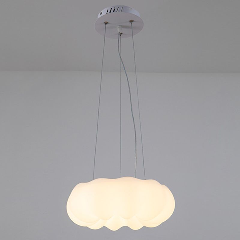 Nordic Minimalist Cloud Chandelier Lamp Resin Hanging Pendant Lights for Living Room