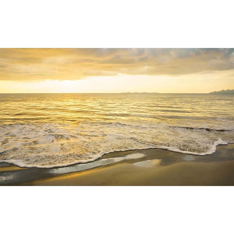 Tropical Sea Landscape Wall Covering Full Size Wall Mural for Dining Room