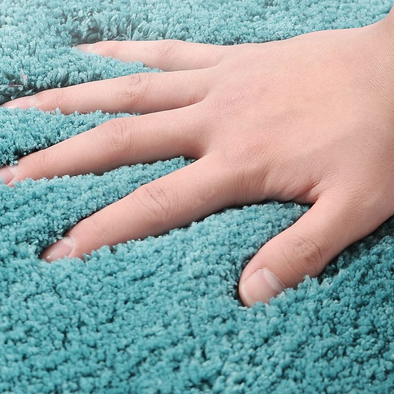Tappeto per camera da letto multicolore Classic Area Solid Polyster Polyster Resistente a base di macchie