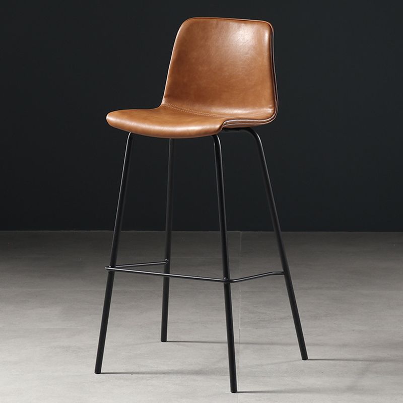 Modern Style Bar Stool Leather Backrest Counter Stool for Bristol