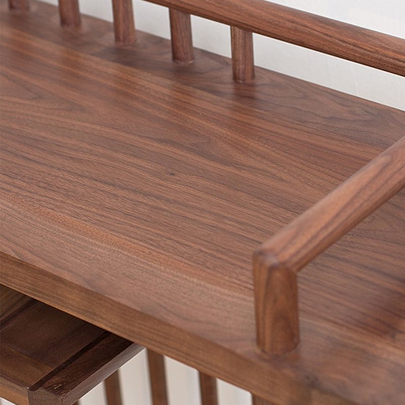34.65" Tall Console Table Glam 1-drawer Solid Wood Console Accent Table