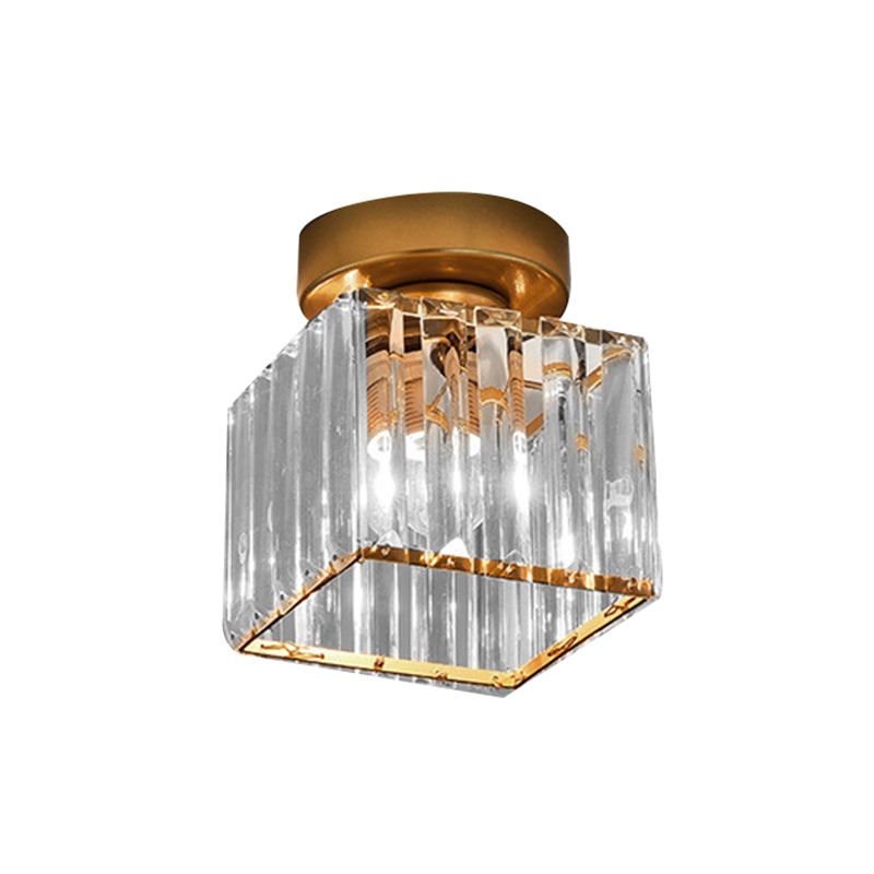 Nordic Ceiling Light Crystal Flush Mount Light Fixture for Bedroom
