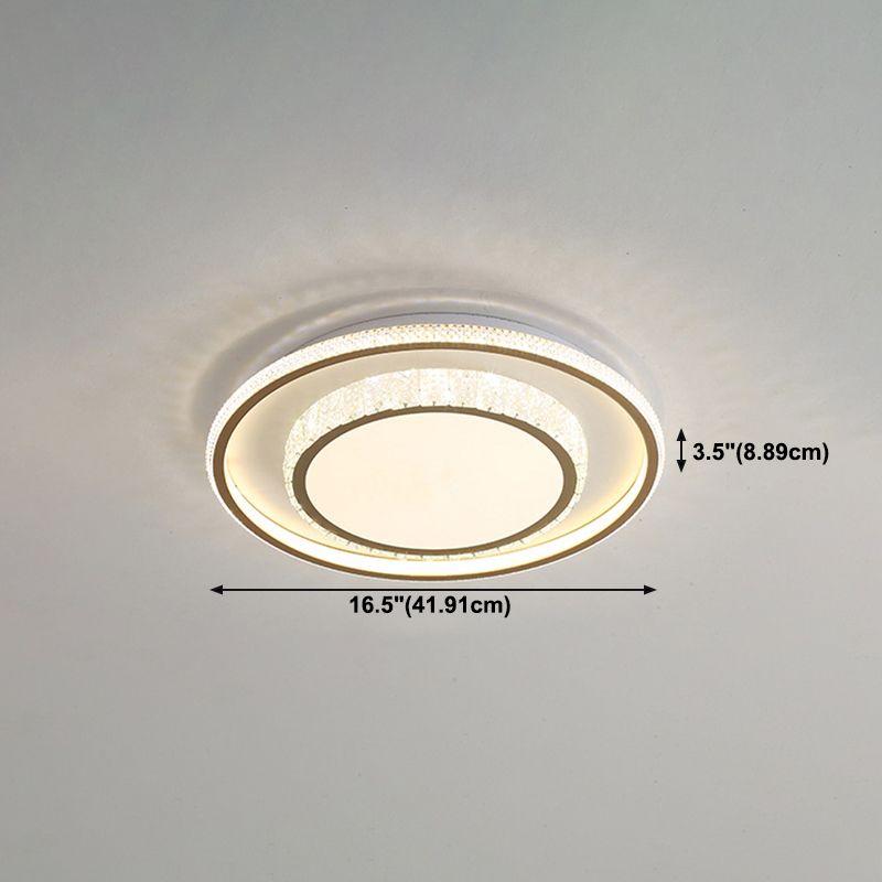 Luci di montaggio a filo geometrico in metallo Modern Stile moderno 2 Luci a sfioramento della lampada