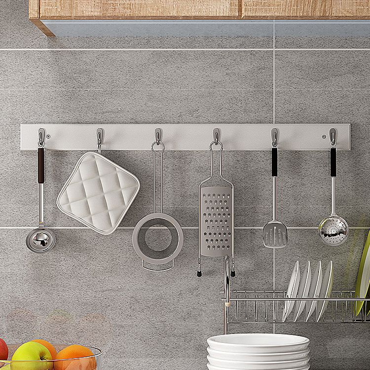 Modern Wood Coat Rack Wall-Mounted with Hooks Entry Hall Tree