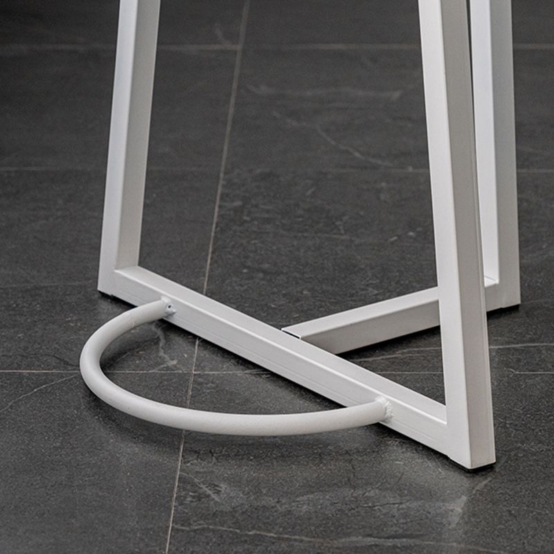 Contemporary Style Round Wooden Top Bar Dining Table for Home Use