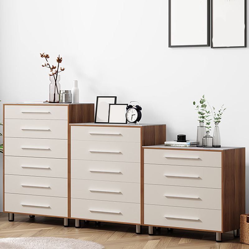15.6-inch Width Storage Chest Contemporary Dresser with 4/5/6 Drawers