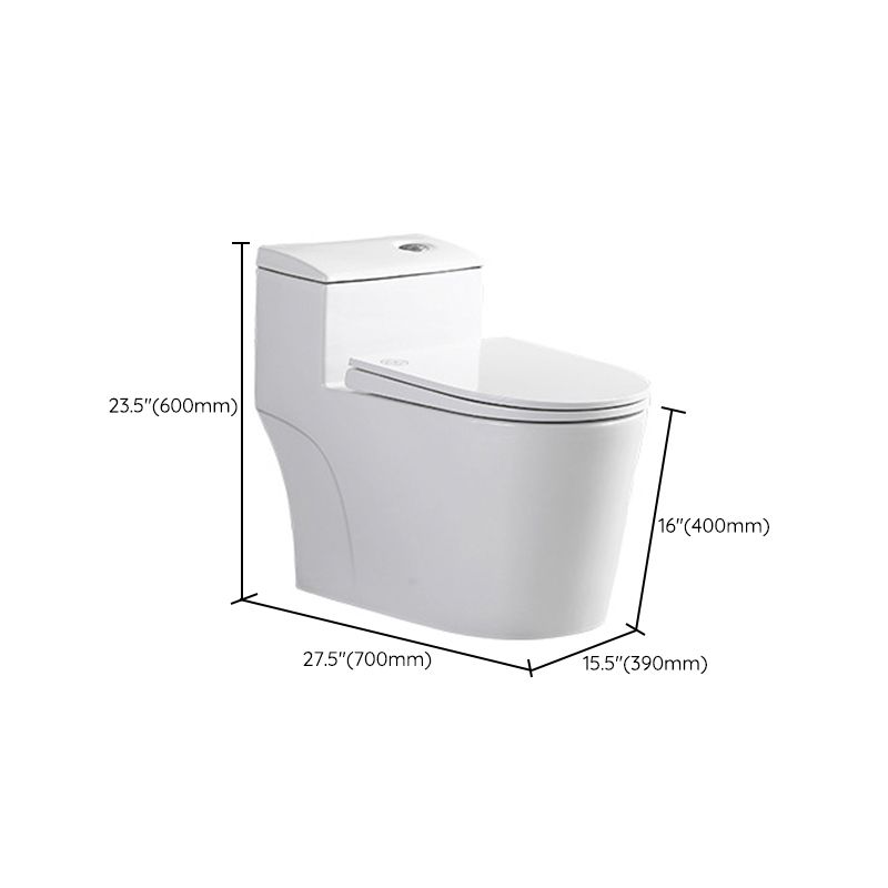 Traditional All-In-One Toilet Bowl Floor Mount Urine Toilet for Washroom