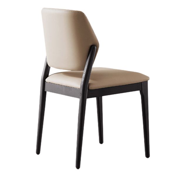 Faux Leather Dining Side Chair Modern Kitchen Side Dining Chairs