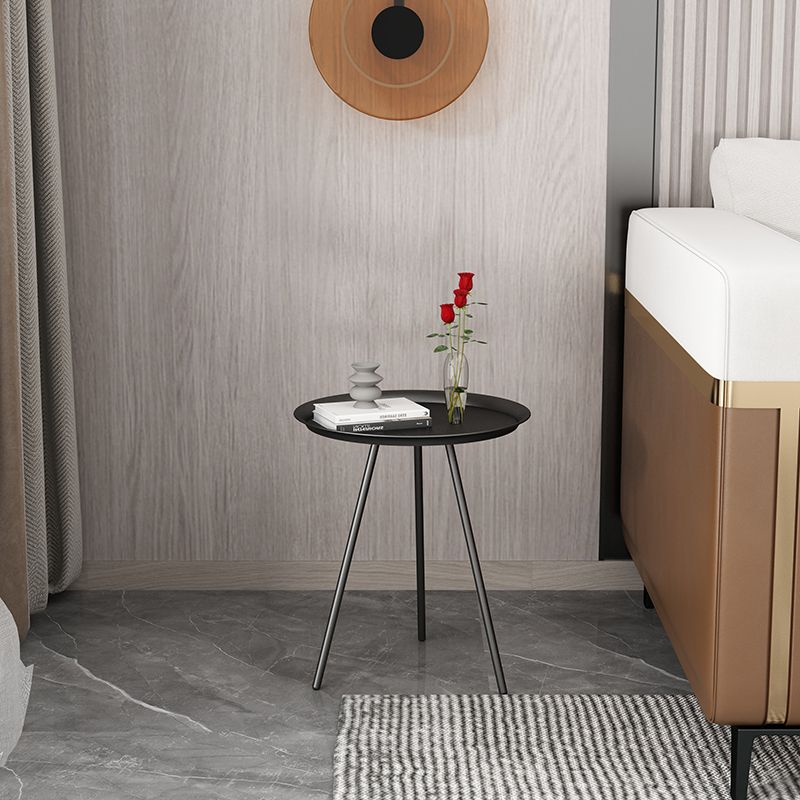 Round End Table Modern Minimalist Side End Table for Living Room