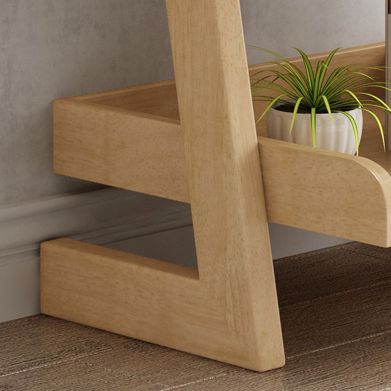 55.1-Inch H Wood Bookshelf Home Office 5-Shelf Etagere Bookcase