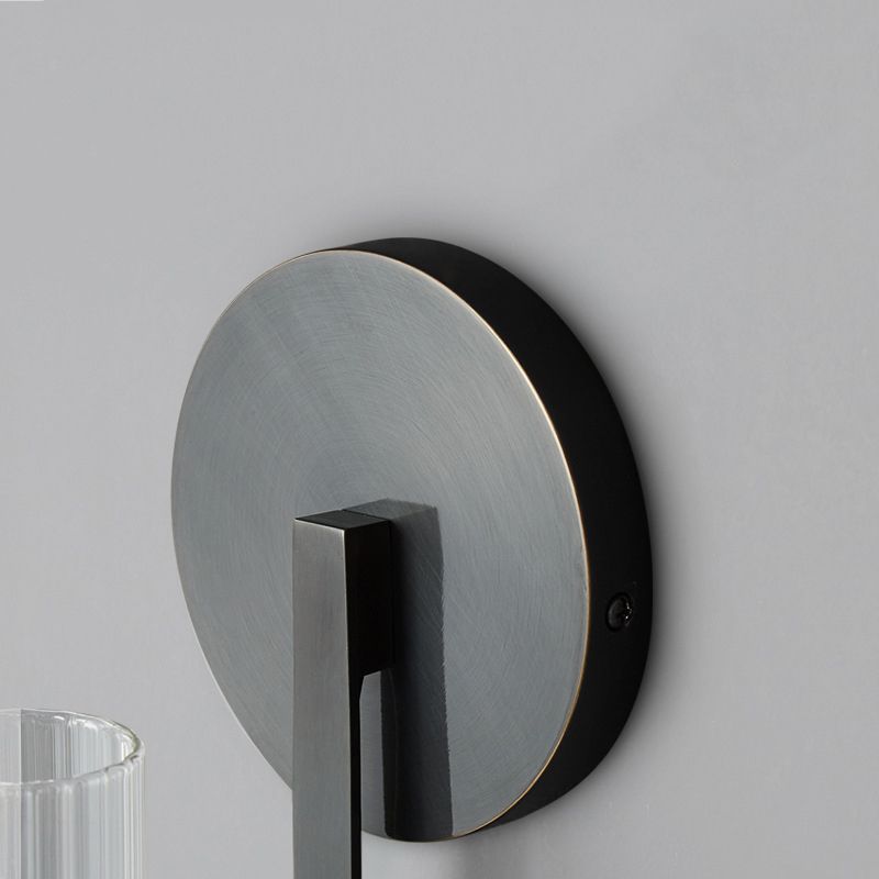 Industrial Wall Light Glass Shade Wall Light Sconce for Living Room
