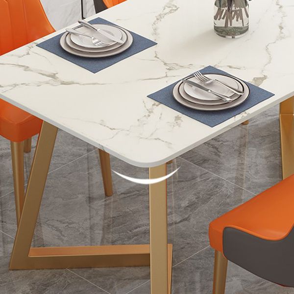 Traditional Luxury Rectangle Dining Table Double Pedestal Furniture for Indoor