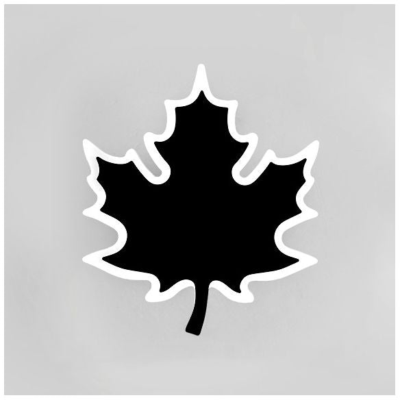 Luce con foglie di acero Simplicità LED acrilico LED BIANCO/NERA LUCE A MOLTA IN LUCE COLDA/BIANCA