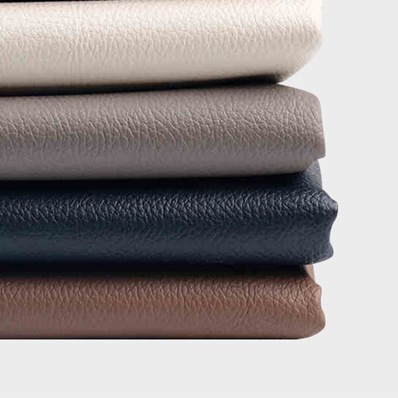 Contemporary Tufted Ottoman Water Resistant Leather Foot Stool Square Ottoman