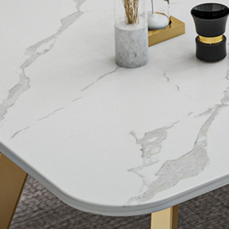 1 Single Rectangular/Round Cocktail Table Stone Top Coffee Table