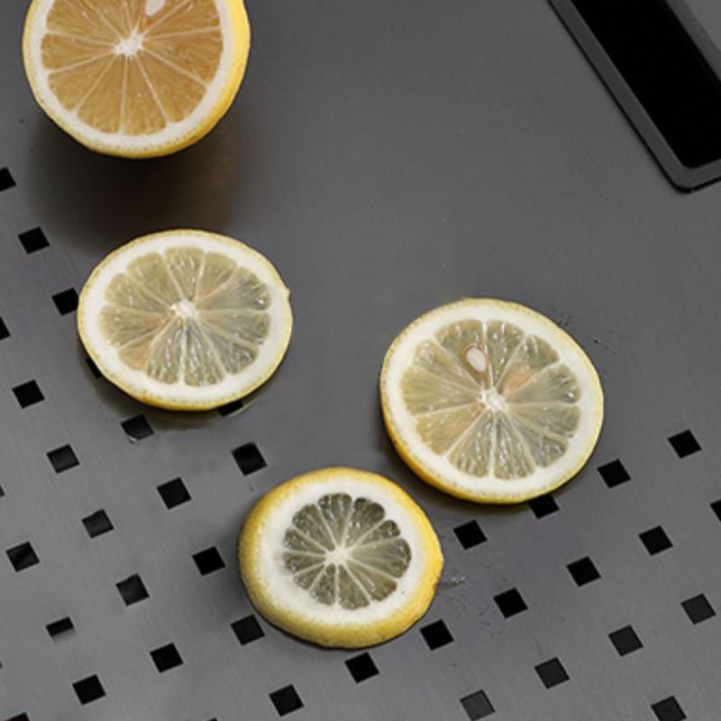 Modern Sink Overflow Hole Single Basin Kitchen Sink with Drain Assembly