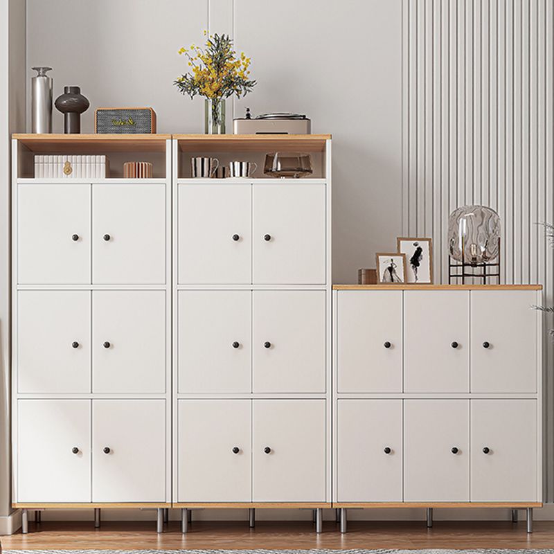 Horizontal Wooden Combo Dresser Contemporary Chest with Door