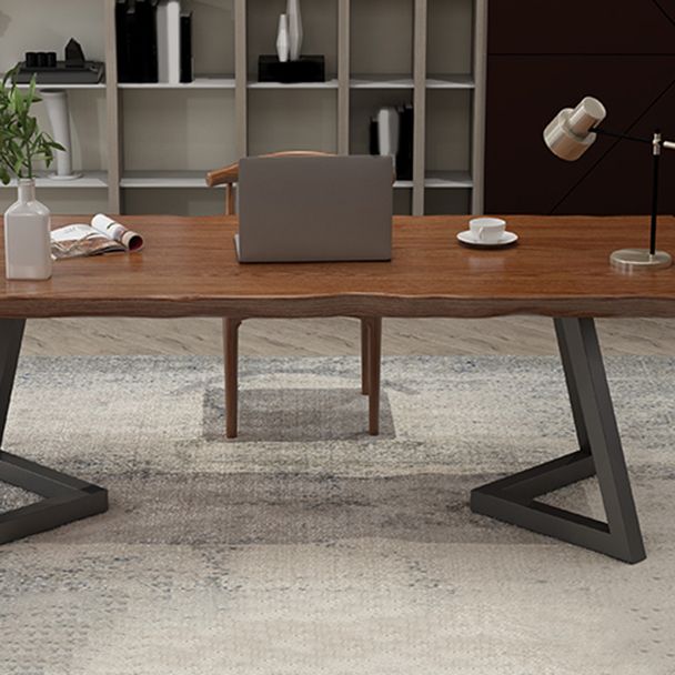 Industrial Style Rectangle Wood Table Set 1/2 Pieces Dining Set for Kitchen