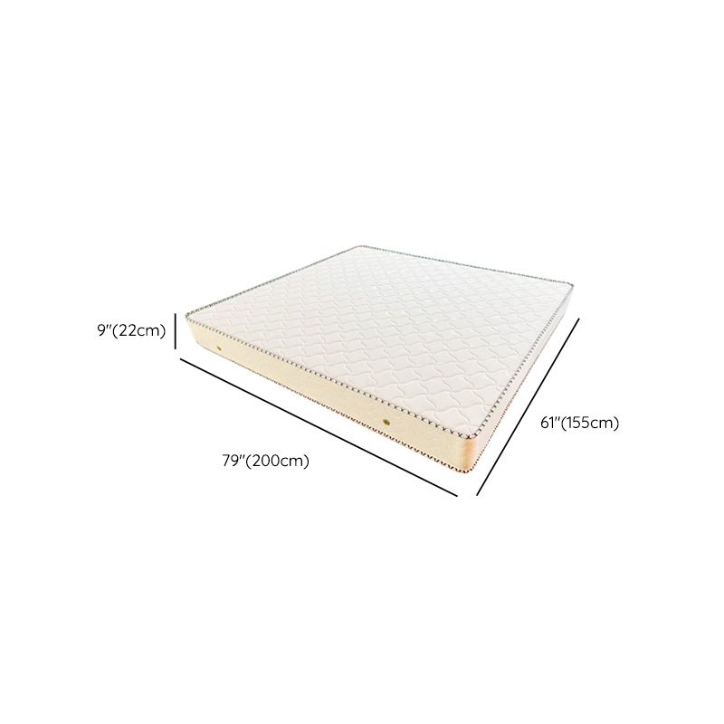 Modern Panel Bed White Faux Leather Standard Bed with Custom Gold Leg