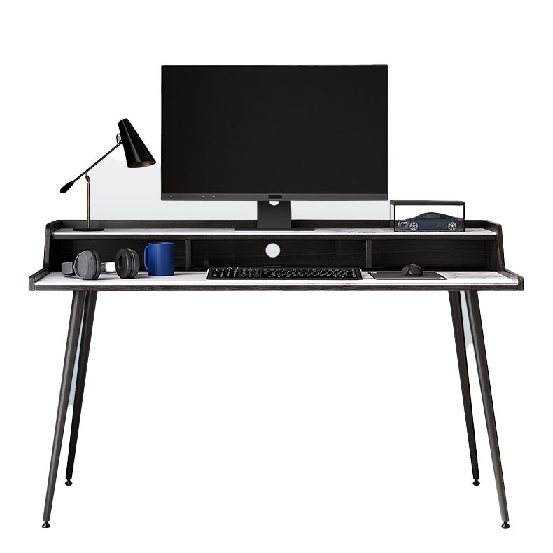Industrial Style Stone Computer Desk Rectangular Office Desk