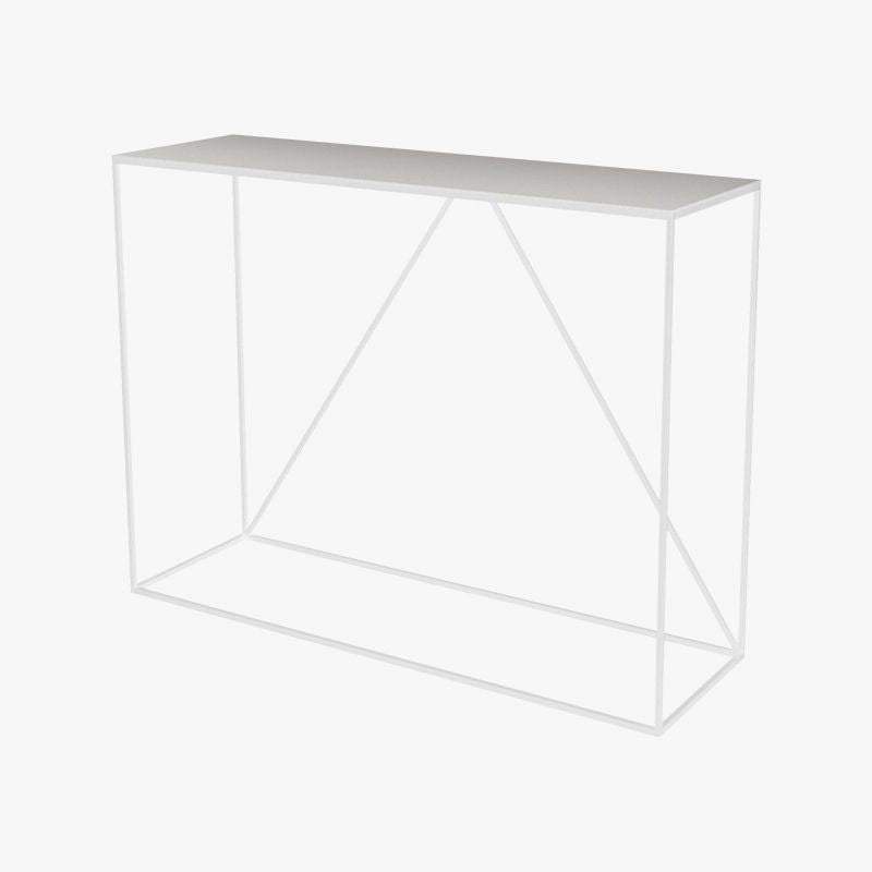 Contemporary Hall Metal Console Table Rectangle Frame Console Accent Table